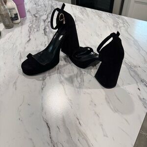 Chic Black Women's Block Heels